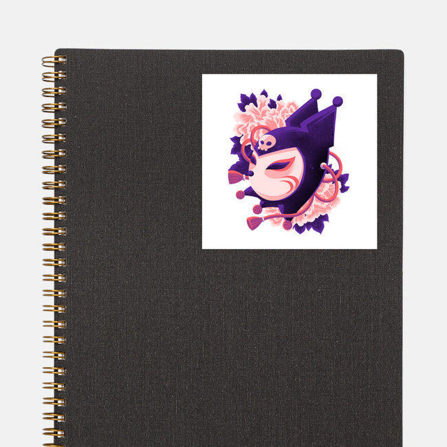 Cute Imp Mask-None-Glossy-Sticker-rmatix