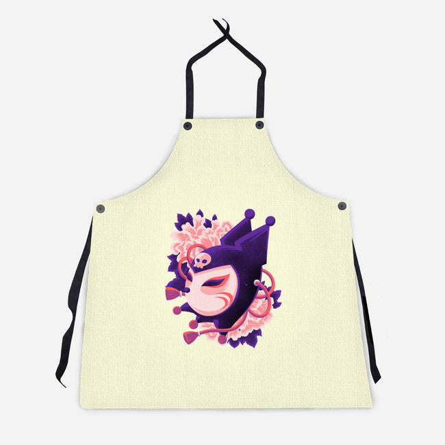 Cute Imp Mask-Unisex-Kitchen-Apron-rmatix