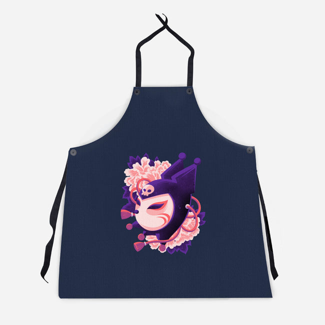 Cute Imp Mask-Unisex-Kitchen-Apron-rmatix