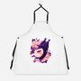 Cute Imp Mask-Unisex-Kitchen-Apron-rmatix