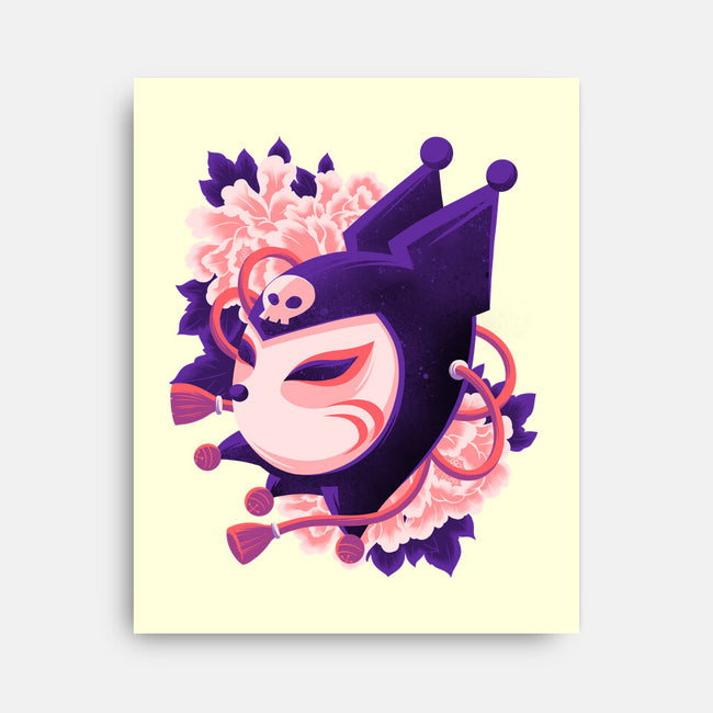 Cute Imp Mask-None-Stretched-Canvas-rmatix