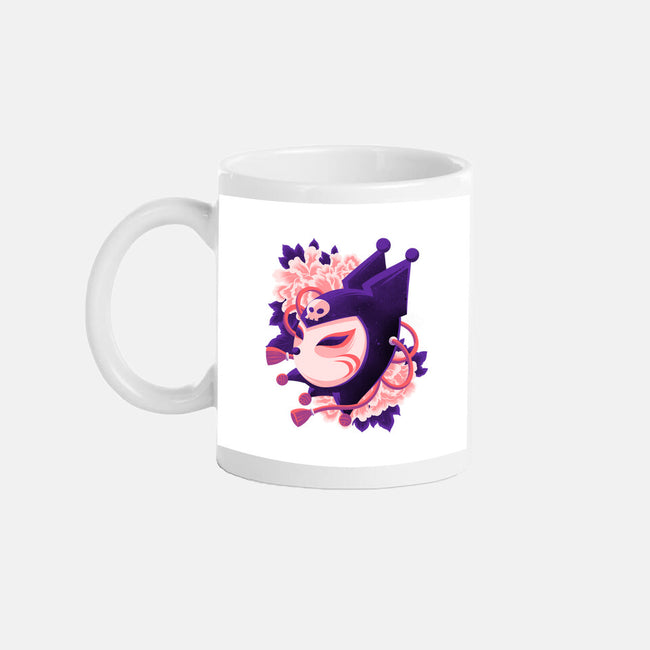 Cute Imp Mask-None-Mug-Drinkware-rmatix