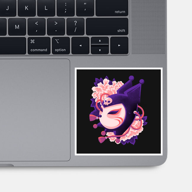 Cute Imp Mask-None-Glossy-Sticker-rmatix