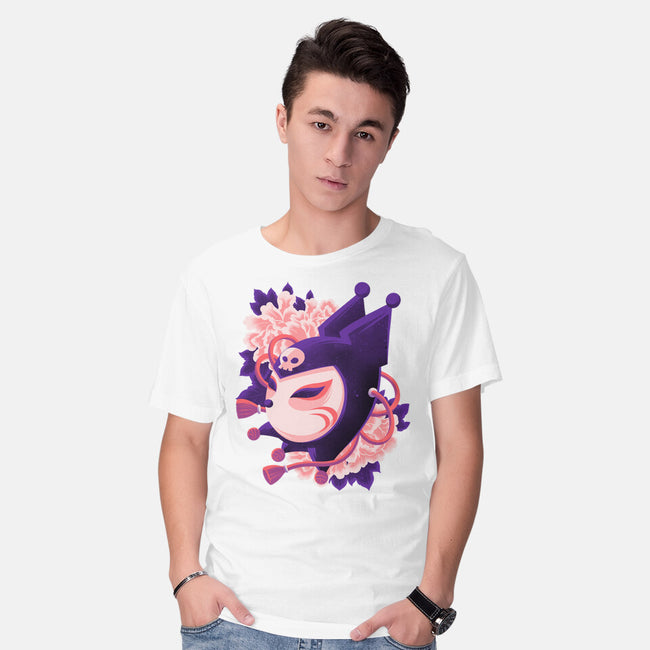 Cute Imp Mask-Mens-Basic-Tee-rmatix