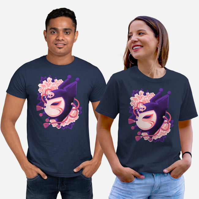 Cute Imp Mask-Unisex-Basic-Tee-rmatix