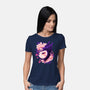 Cute Imp Mask-Womens-Basic-Tee-rmatix