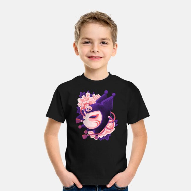Cute Imp Mask-Youth-Basic-Tee-rmatix