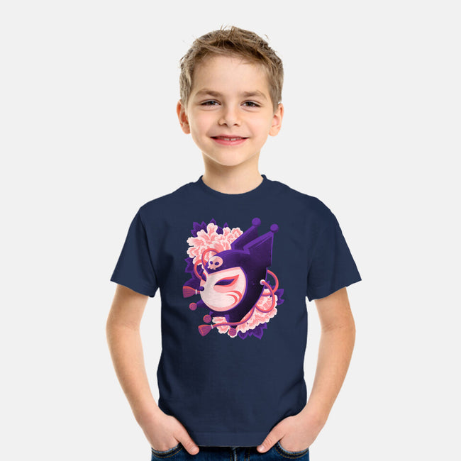 Cute Imp Mask-Youth-Basic-Tee-rmatix