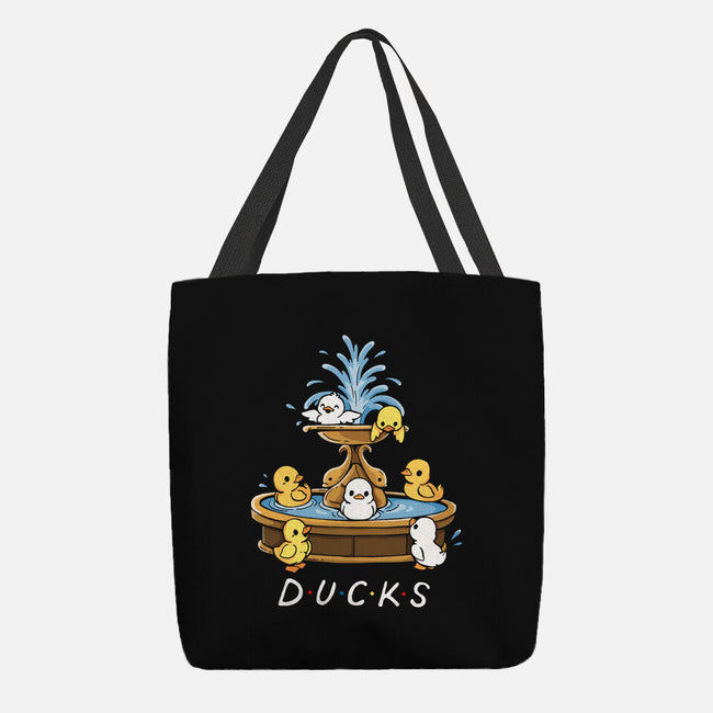 Duck Friends-None-Basic Tote-Bag-Vallina84