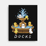 Duck Friends-None-Stretched-Canvas-Vallina84