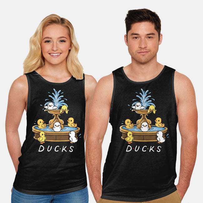 Duck Friends-Unisex-Basic-Tank-Vallina84