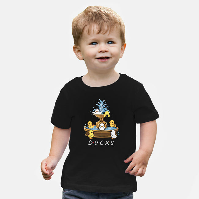 Duck Friends-Baby-Basic-Tee-Vallina84