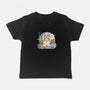 Meditating Cat-Baby-Basic-Tee-GODZILLARGE