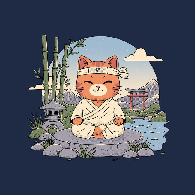 Meditating Cat-Mens-Premium-Tee-GODZILLARGE