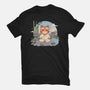 Meditating Cat-Mens-Premium-Tee-GODZILLARGE