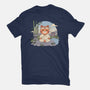 Meditating Cat-Mens-Premium-Tee-GODZILLARGE