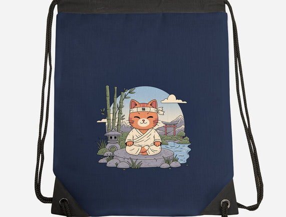 Meditating Cat