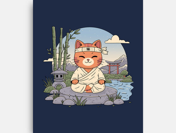 Meditating Cat