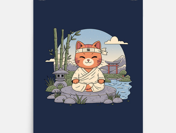 Meditating Cat