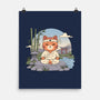 Meditating Cat-None-Matte-Poster-GODZILLARGE