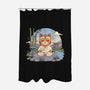 Meditating Cat-None-Polyester-Shower Curtain-GODZILLARGE
