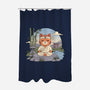 Meditating Cat-None-Polyester-Shower Curtain-GODZILLARGE
