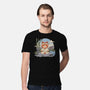 Meditating Cat-Mens-Premium-Tee-GODZILLARGE
