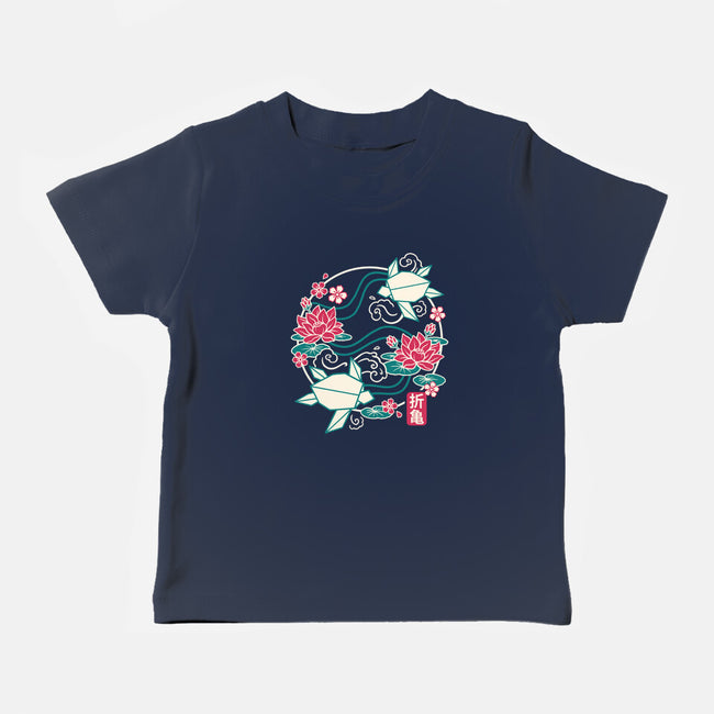 Origami Turtle-Baby-Basic-Tee-NemiMakeit