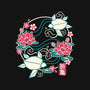 Origami Turtle-Mens-Basic-Tee-NemiMakeit
