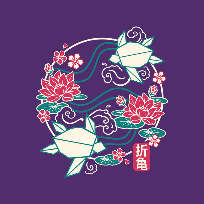 Origami Turtle-None-Polyester-Shower Curtain-NemiMakeit