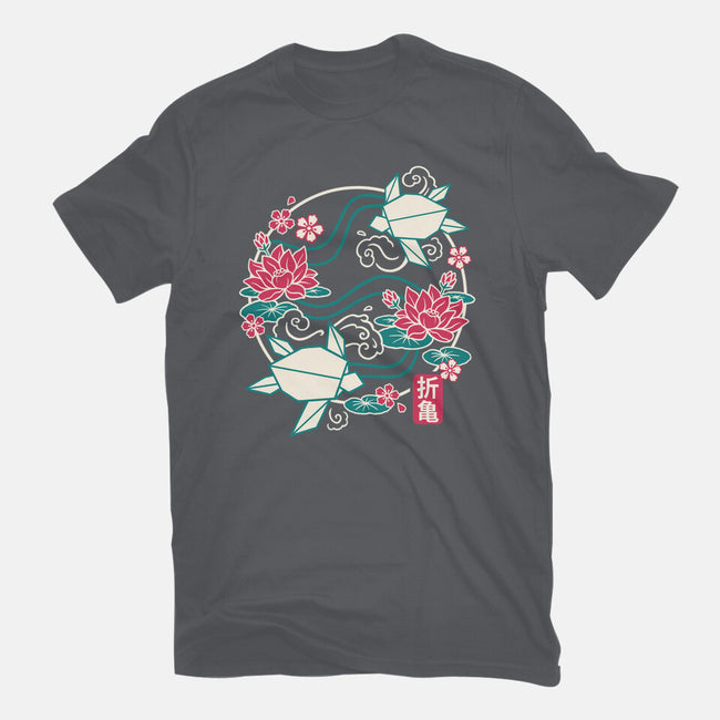 Origami Turtle-Mens-Premium-Tee-NemiMakeit