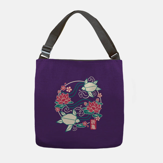 Origami Turtle-None-Adjustable Tote-Bag-NemiMakeit