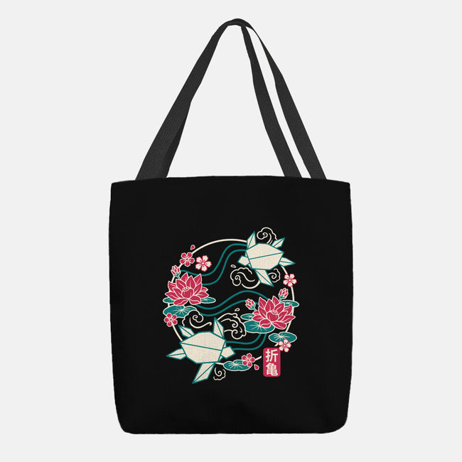 Origami Turtle-None-Basic Tote-Bag-NemiMakeit