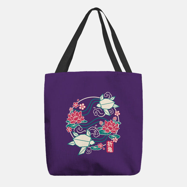Origami Turtle-None-Basic Tote-Bag-NemiMakeit
