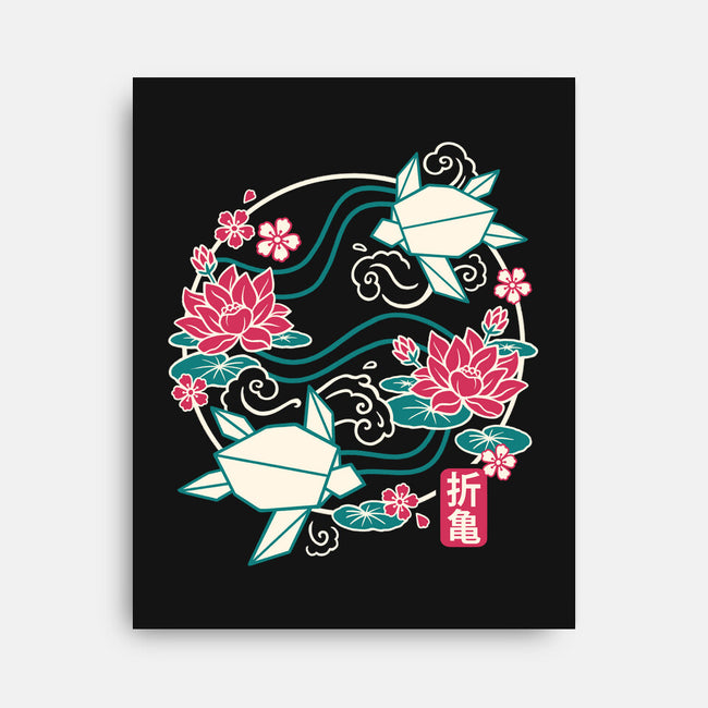 Origami Turtle-None-Stretched-Canvas-NemiMakeit
