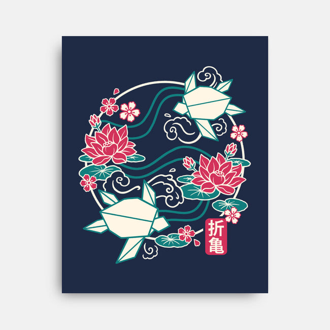 Origami Turtle-None-Stretched-Canvas-NemiMakeit