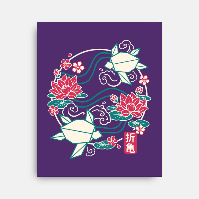 Origami Turtle-None-Stretched-Canvas-NemiMakeit