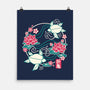Origami Turtle-None-Matte-Poster-NemiMakeit
