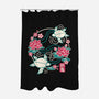 Origami Turtle-None-Polyester-Shower Curtain-NemiMakeit