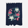 Origami Turtle-None-Polyester-Shower Curtain-NemiMakeit