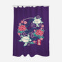 Origami Turtle-None-Polyester-Shower Curtain-NemiMakeit