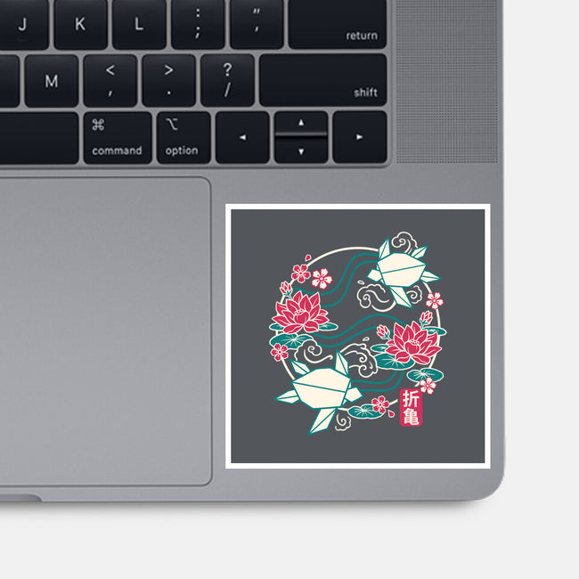 Origami Turtle-None-Glossy-Sticker-NemiMakeit