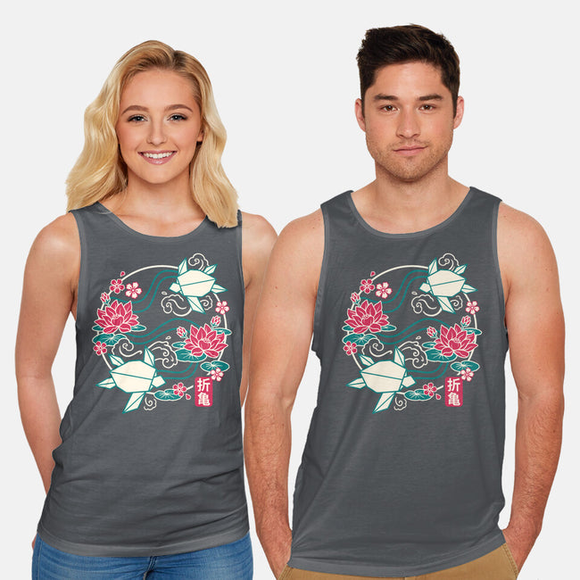 Origami Turtle-Unisex-Basic-Tank-NemiMakeit