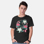 Origami Turtle-Mens-Basic-Tee-NemiMakeit