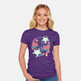 Origami Turtle-Womens-Fitted-Tee-NemiMakeit