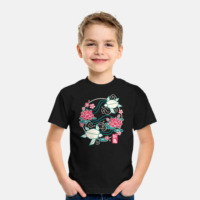 Origami Turtle-Youth-Basic-Tee-NemiMakeit