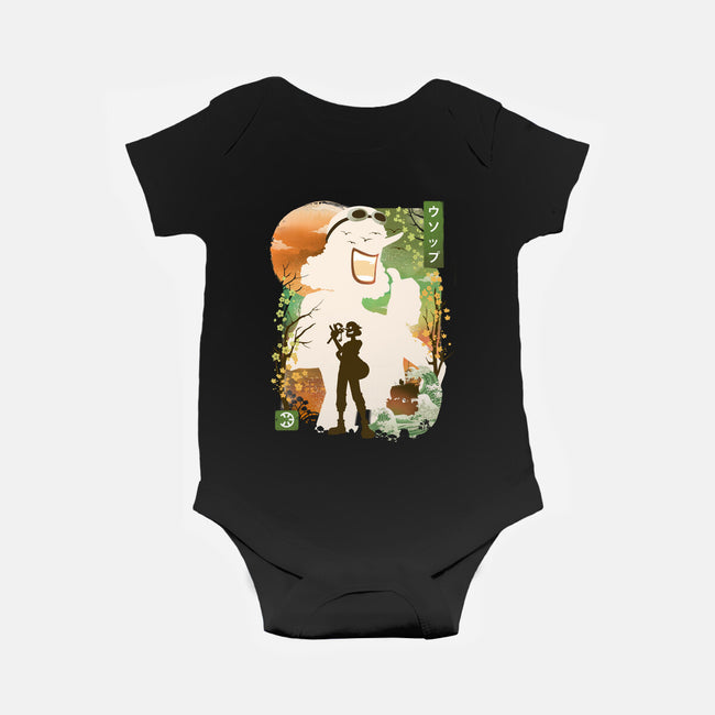 Ukiyo The Sniper-Baby-Basic-Onesie-dandingeroz