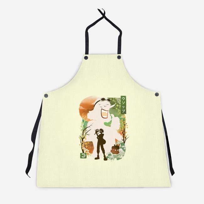 Ukiyo The Sniper-Unisex-Kitchen-Apron-dandingeroz