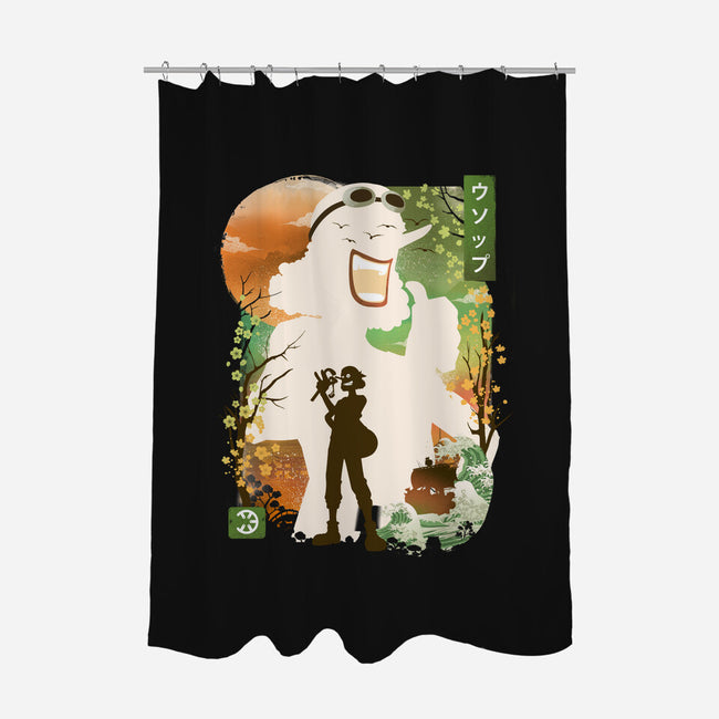 Ukiyo The Sniper-None-Polyester-Shower Curtain-dandingeroz
