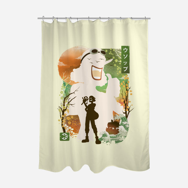 Ukiyo The Sniper-None-Polyester-Shower Curtain-dandingeroz